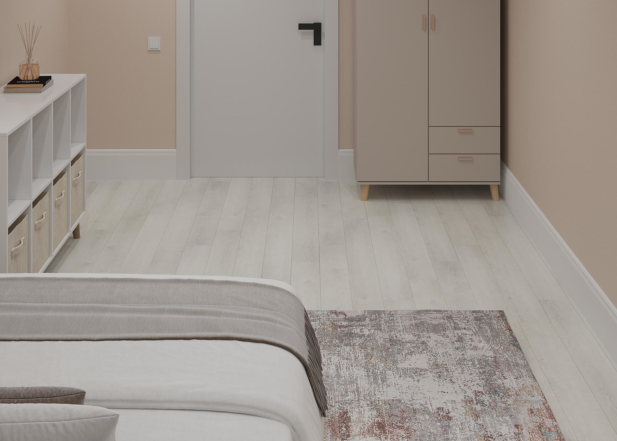 Ламинат stone floor в интерьере от дизайнера